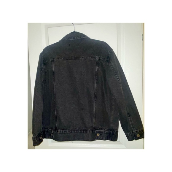 Missguided oversized denim jacket size 6 - Picture 4 of 5